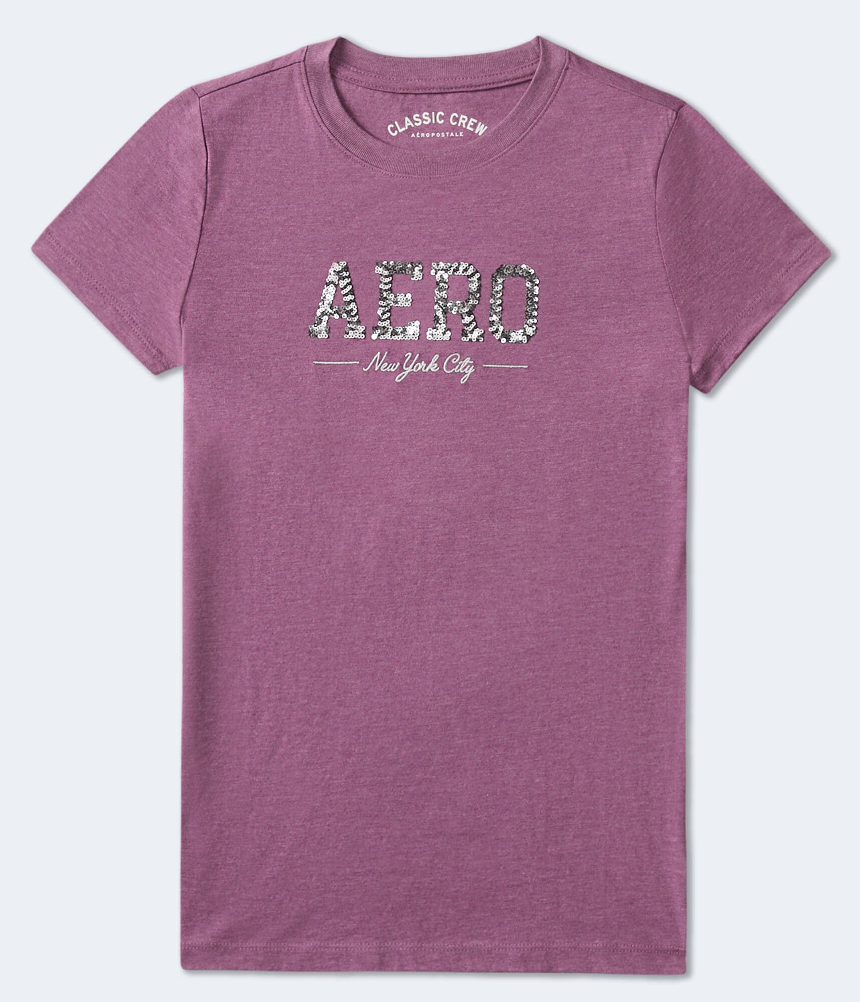 Aero New York City Sequin Graphic Tee