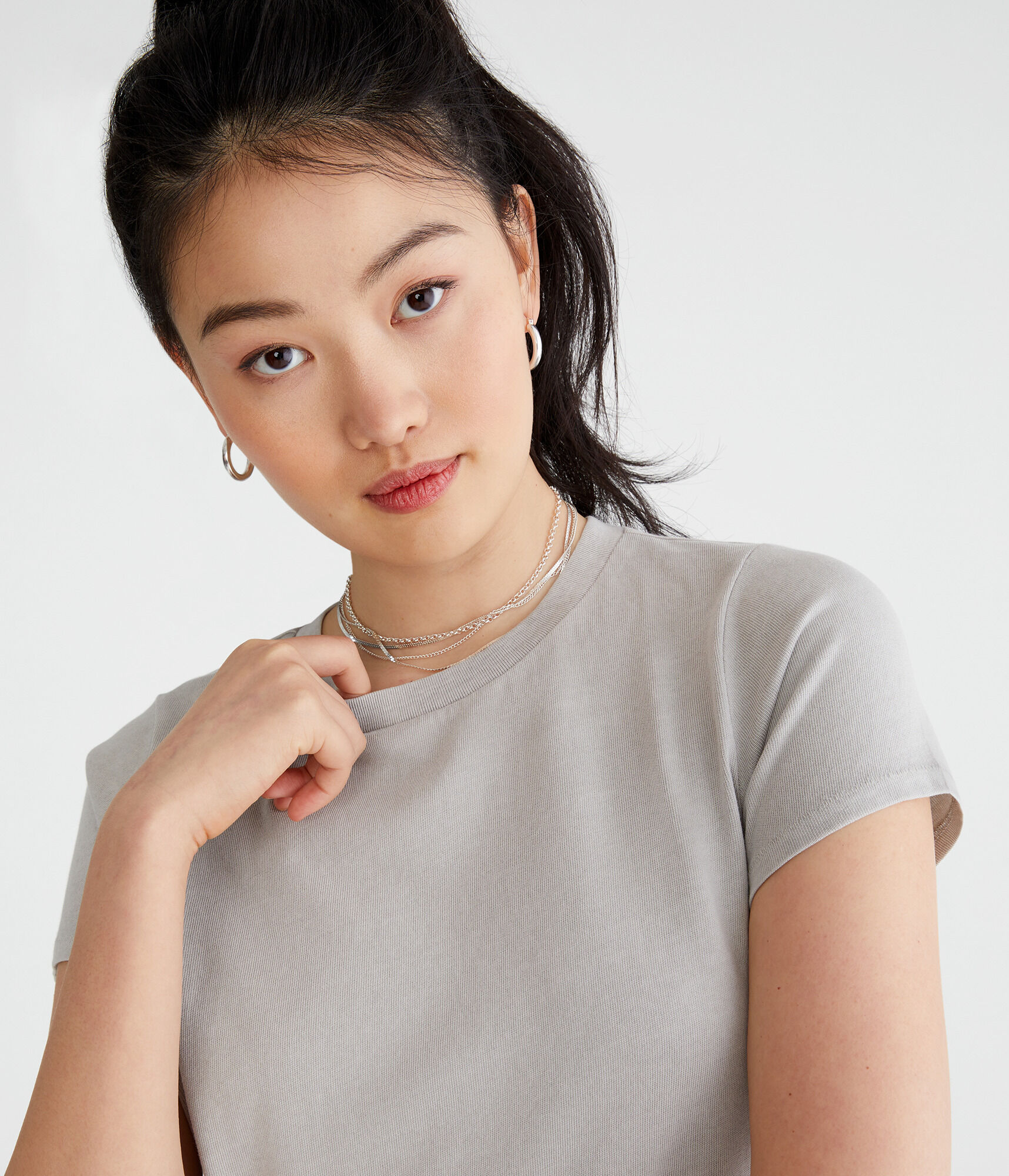 Washed Vintage Fit Crew Tee