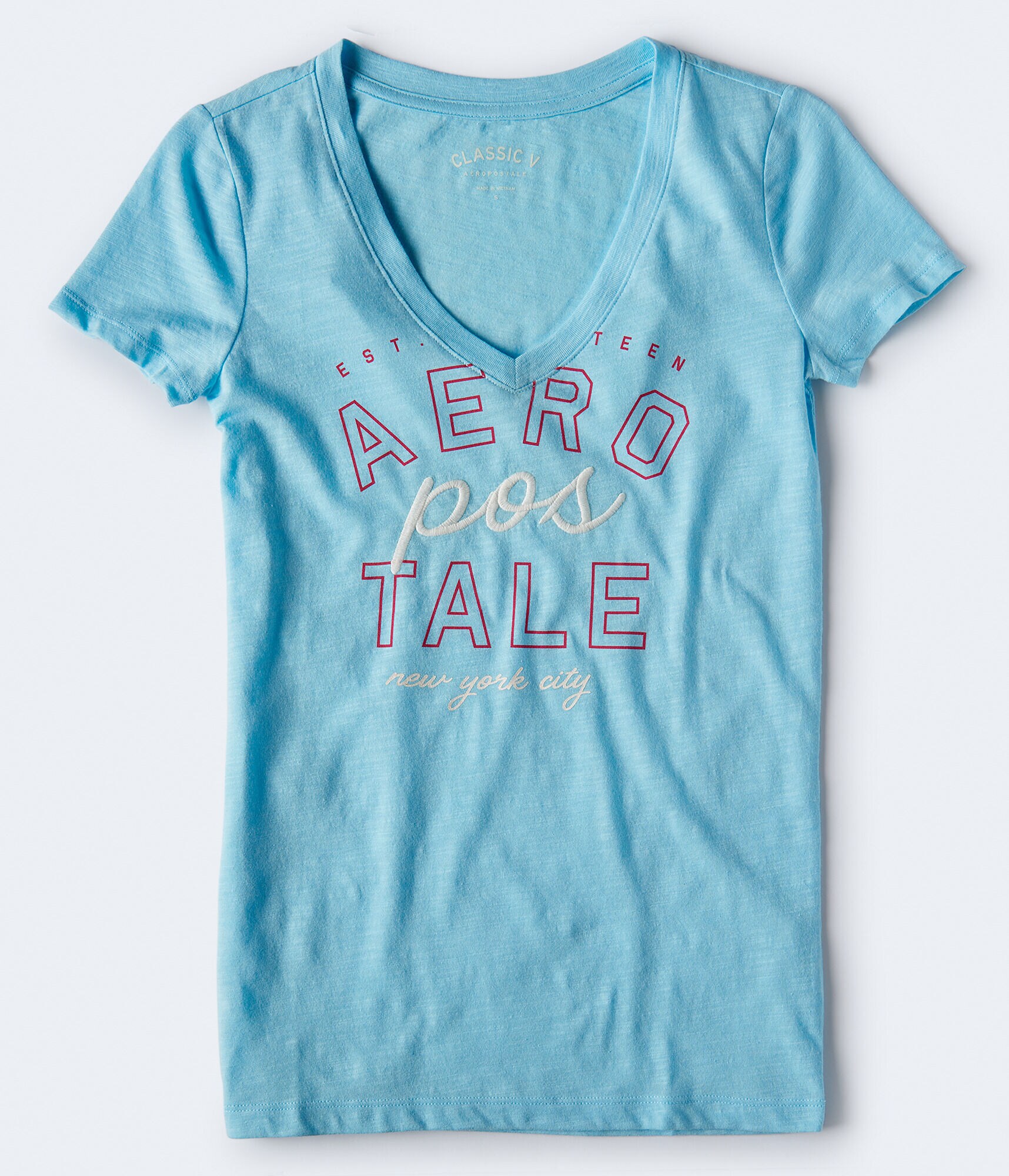 Aeropostale New York City V-Neck Graphic Tee