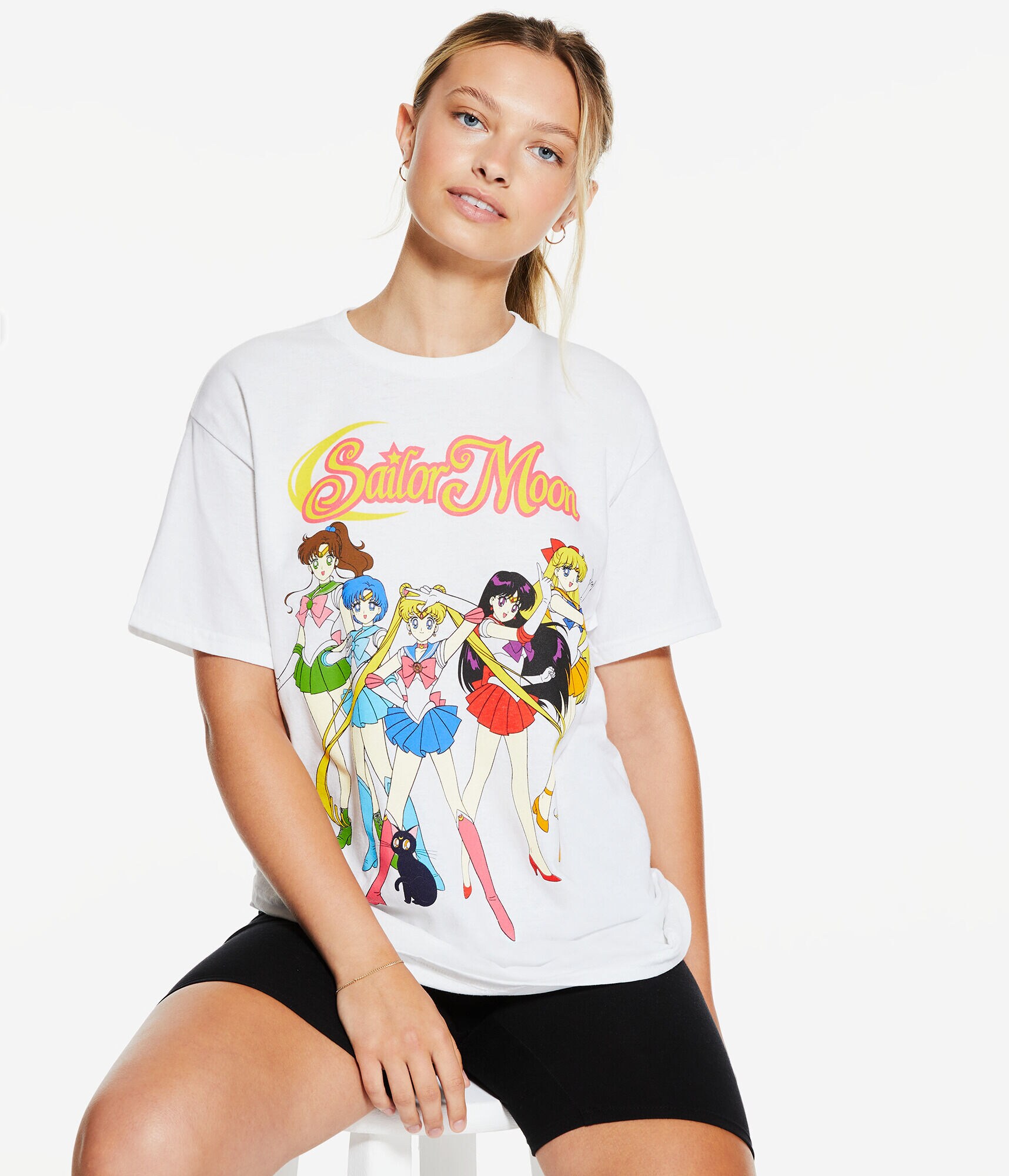 Sailor Moon Boyfriend Graphic Tee