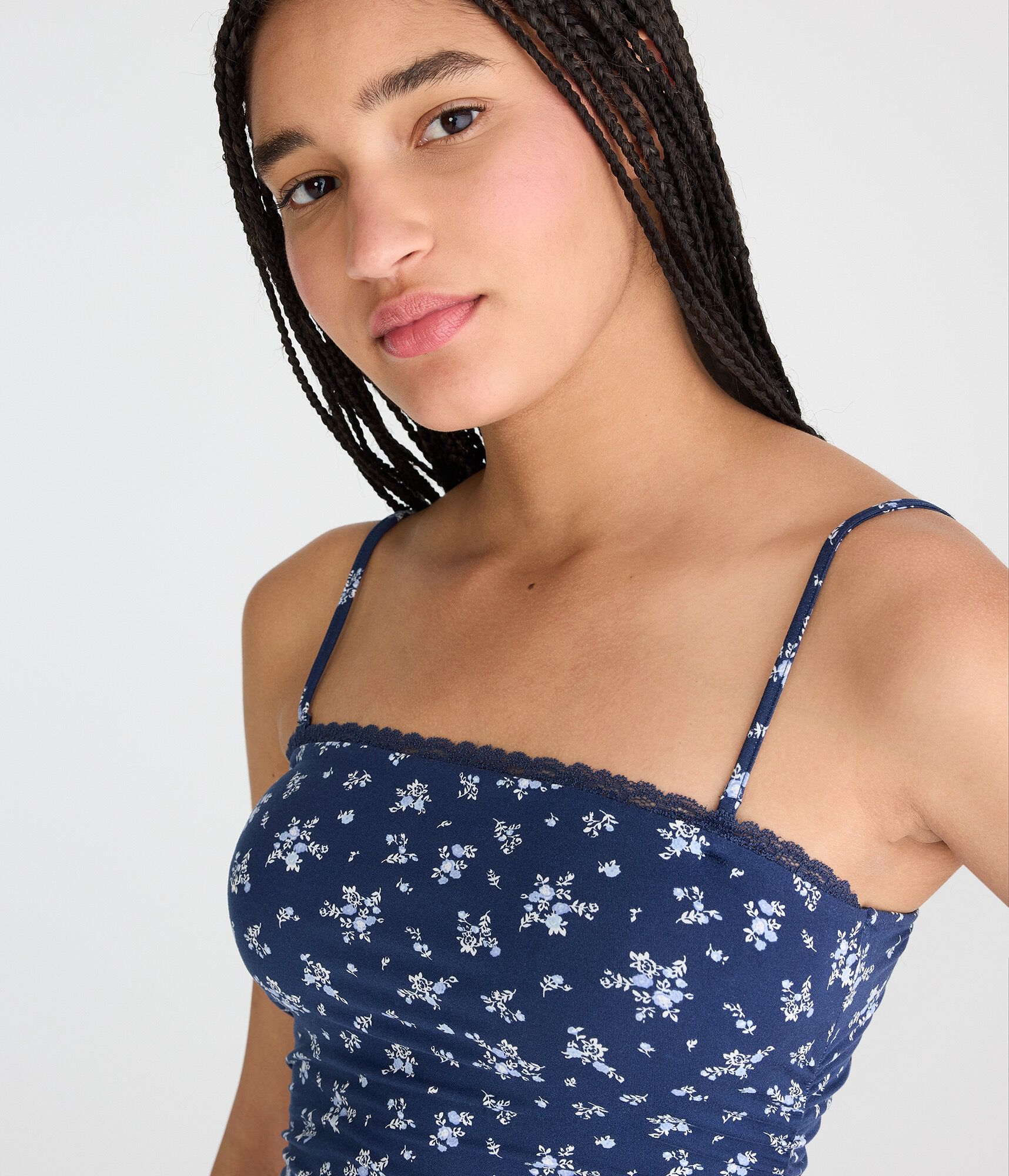 Floral Strapless Drop-Waist Mini Dress