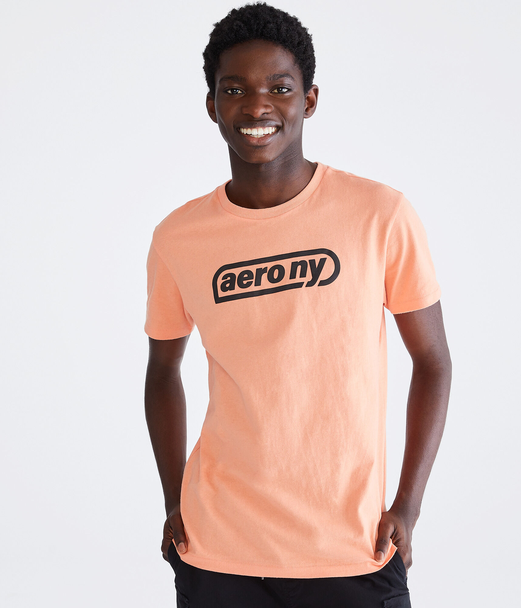 Aero NY Box Logo Graphic Tee