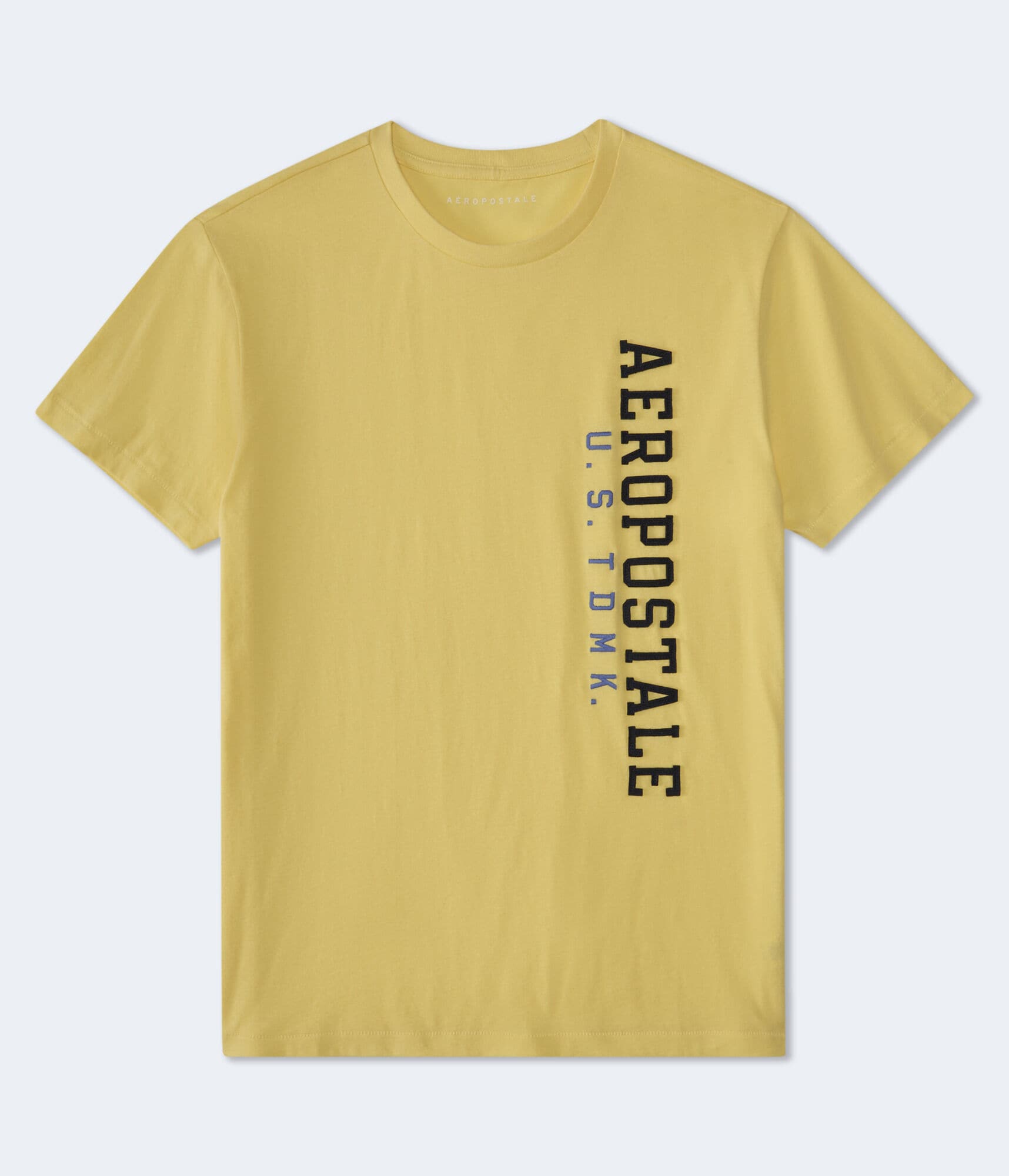 Aeropostale Vertical Appliqué Graphic Tee