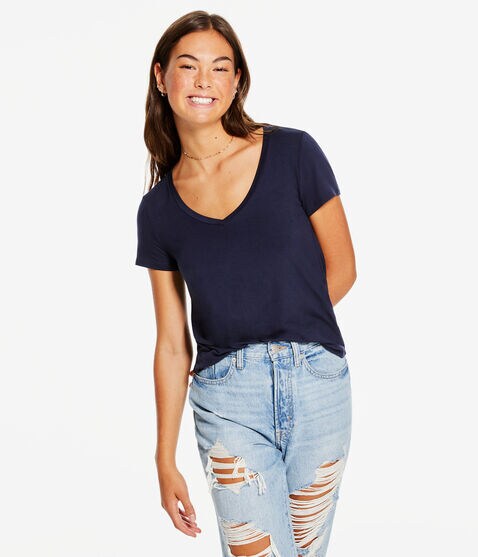 Seriously Soft V-Neck Tee