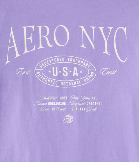 Aero NYC Oval Graphic Tee Aero NYC Oval Graphic Tee