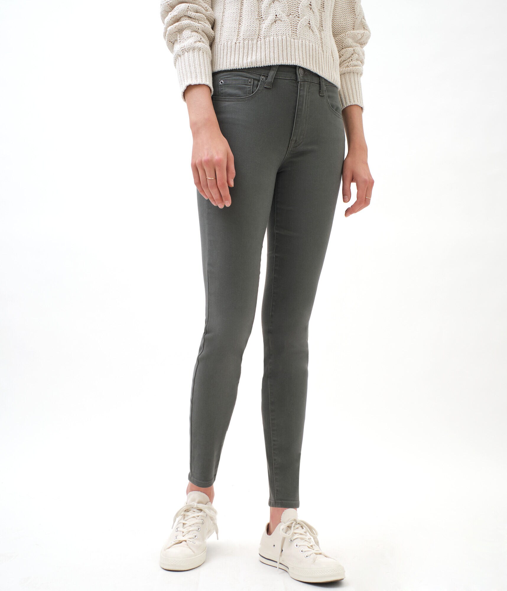 High-Rise Color Wash Jegging