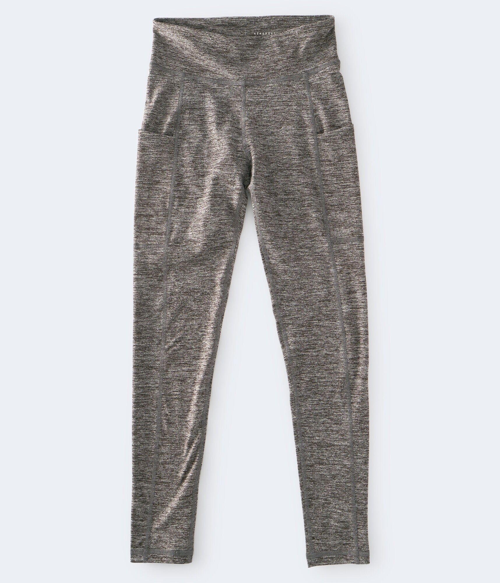 Heathered High-Rise Pocket Leggings