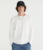 Long Sleeve Tonal Logo Thermal Crew Tee