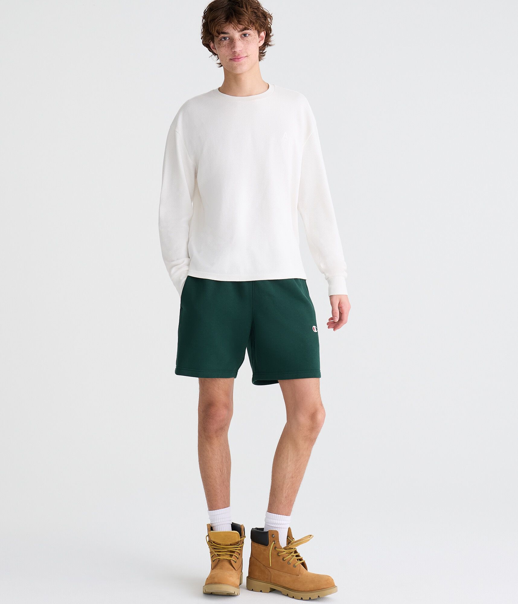 Champion Logo Fleece Shorts