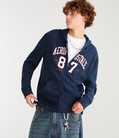 Aeropostale 87 Full-Zip Hoodie Aeropostale 87 Full-Zip Hoodie