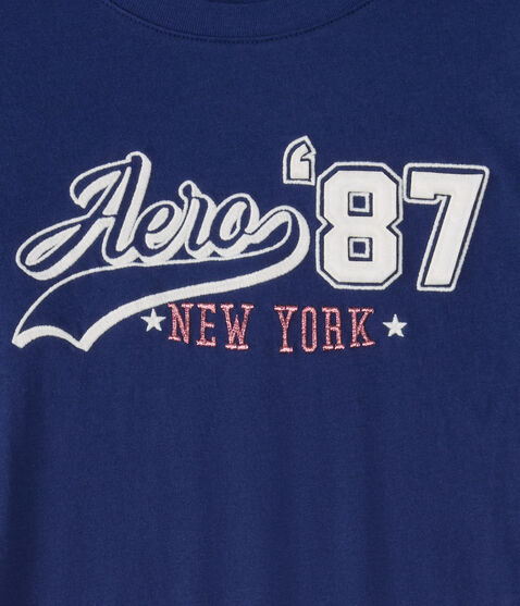 Aero 87 New York Appliqué Graphic Tee
