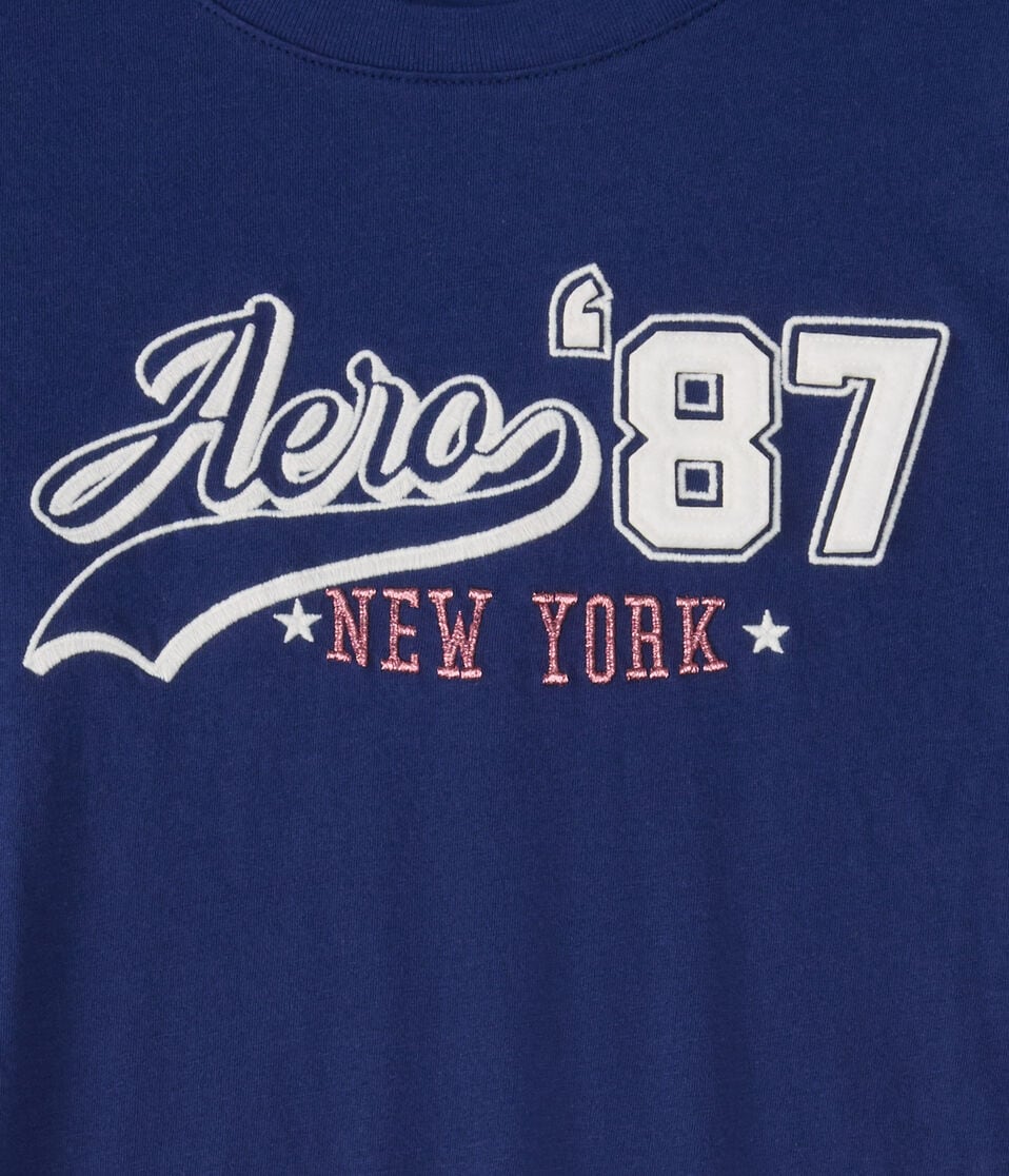 Aero 87 New York Appliqué Graphic Tee
