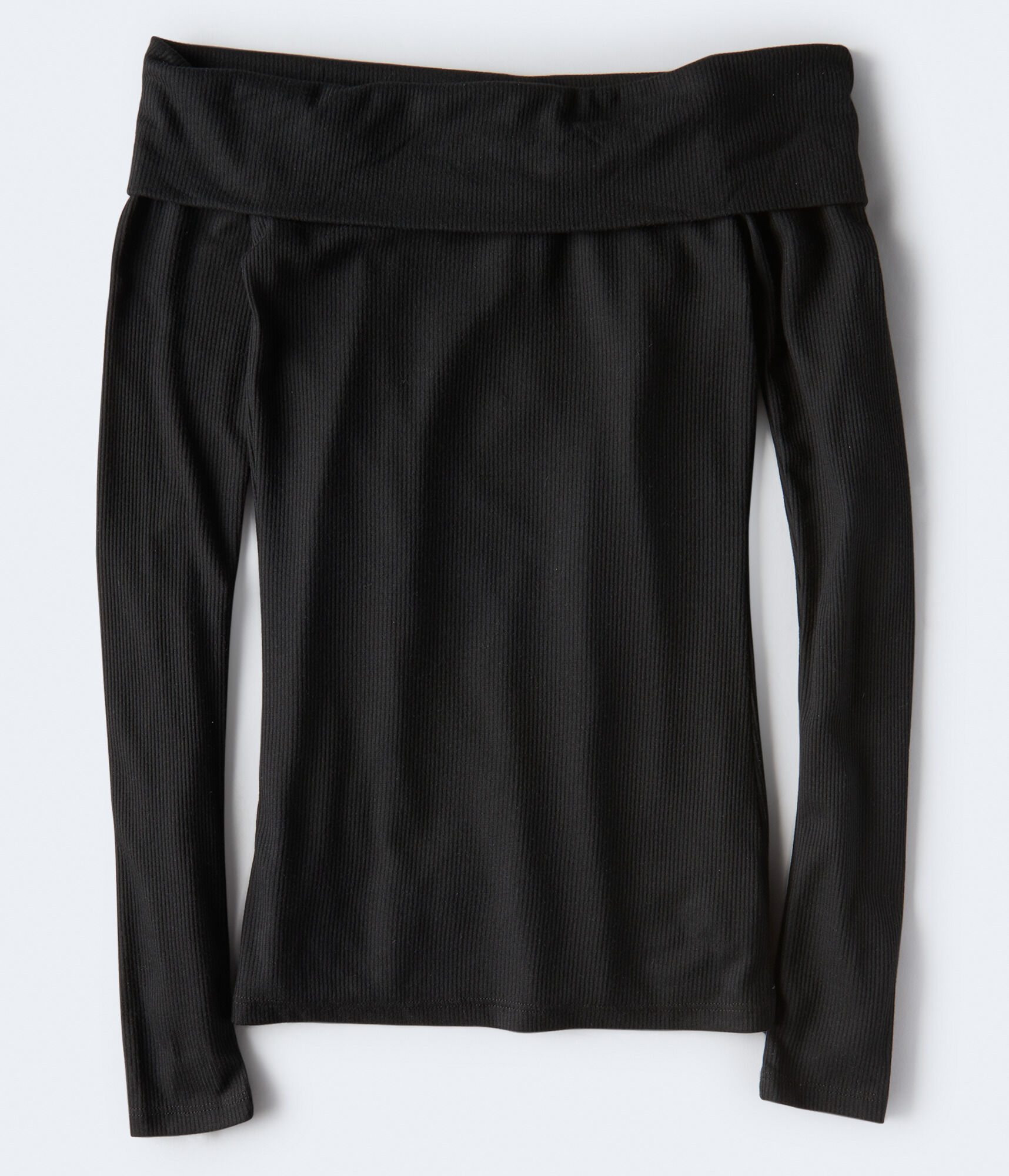 Long Sleeve Seriously Soft Off-The-Shoulder Bodycon Top***