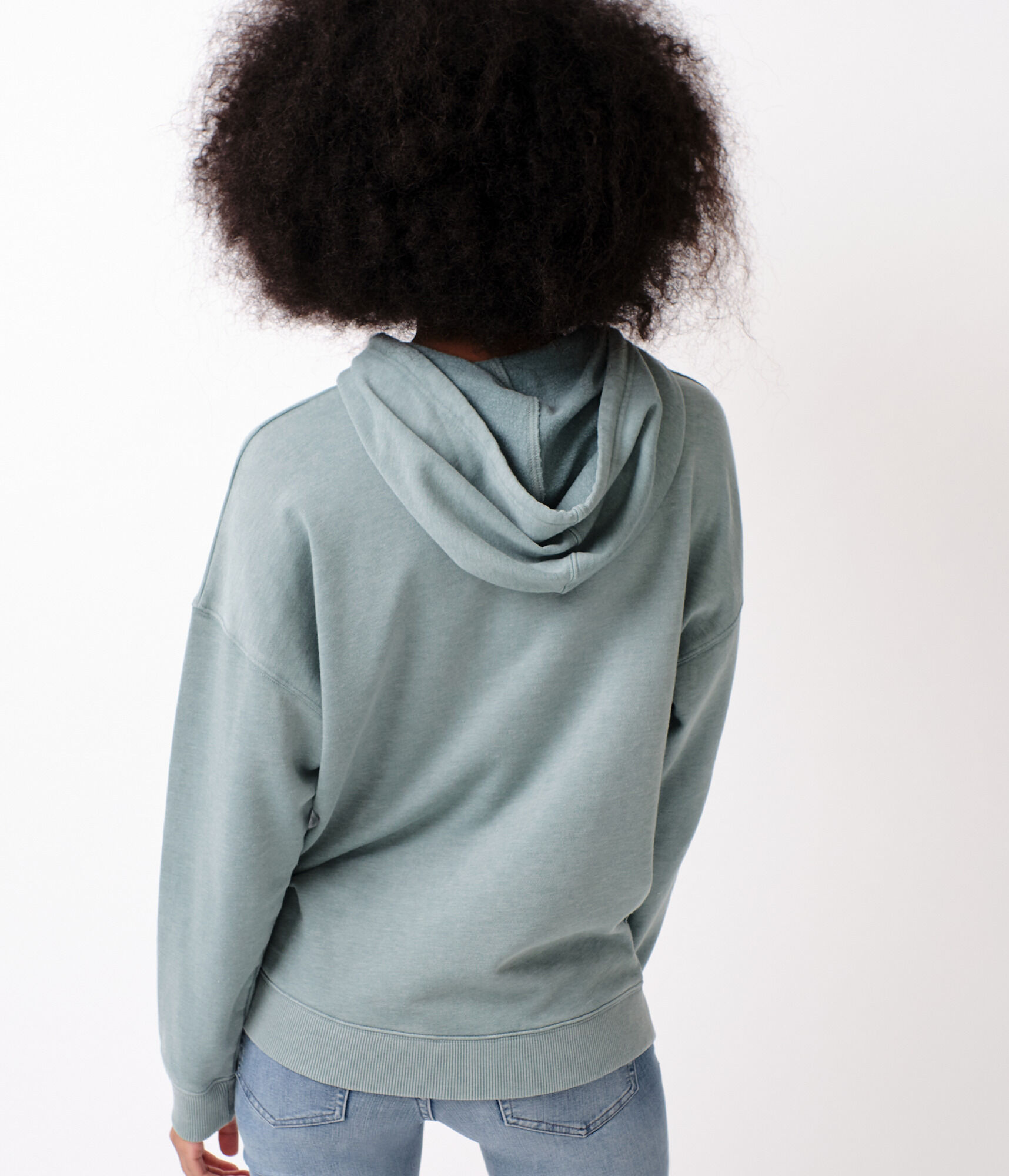 Washed Oversized Pullover Hoodie