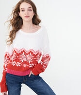 Snowflake Fair Isle Sweater