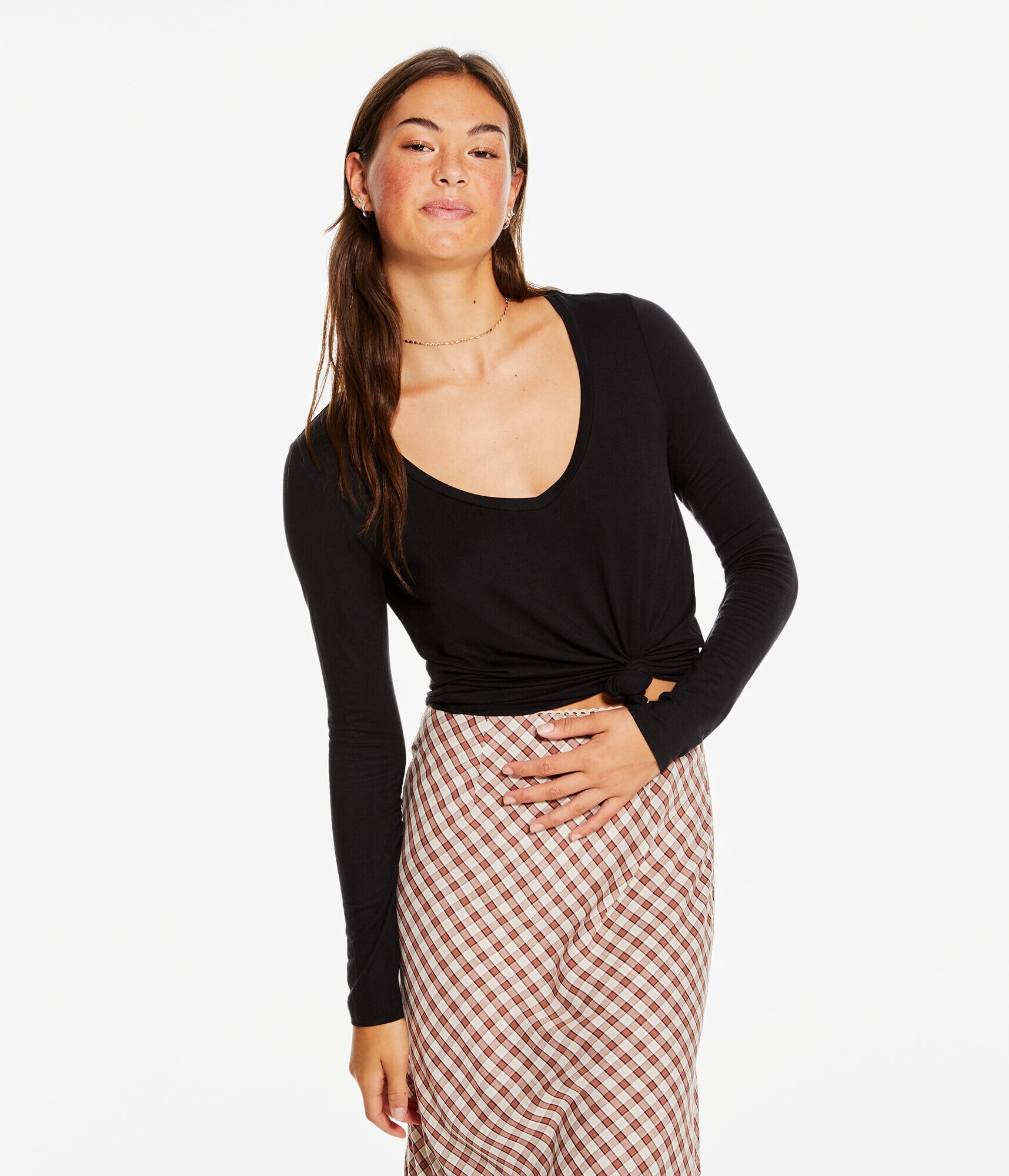 Long Sleeve Seriously Soft V-Neck Tee