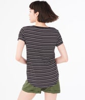 Seriously Soft Striped V-Neck Tee