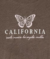 California Butterfly Graphic Tee