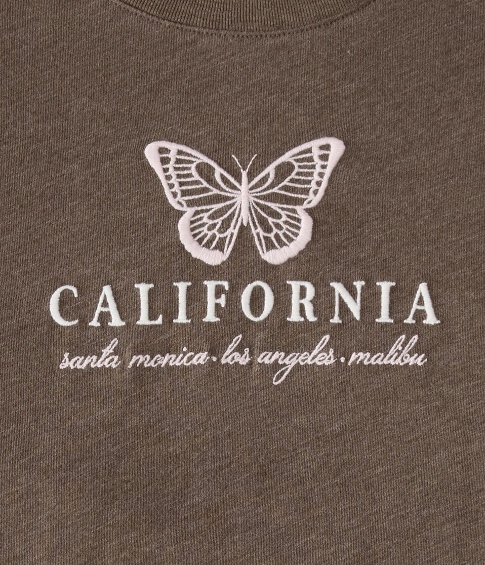 California Butterfly Graphic Tee