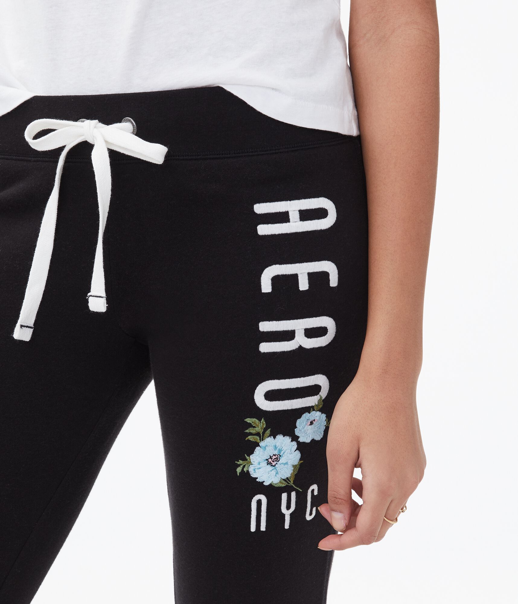 Aero NYC Floral Jogger Sweatpants