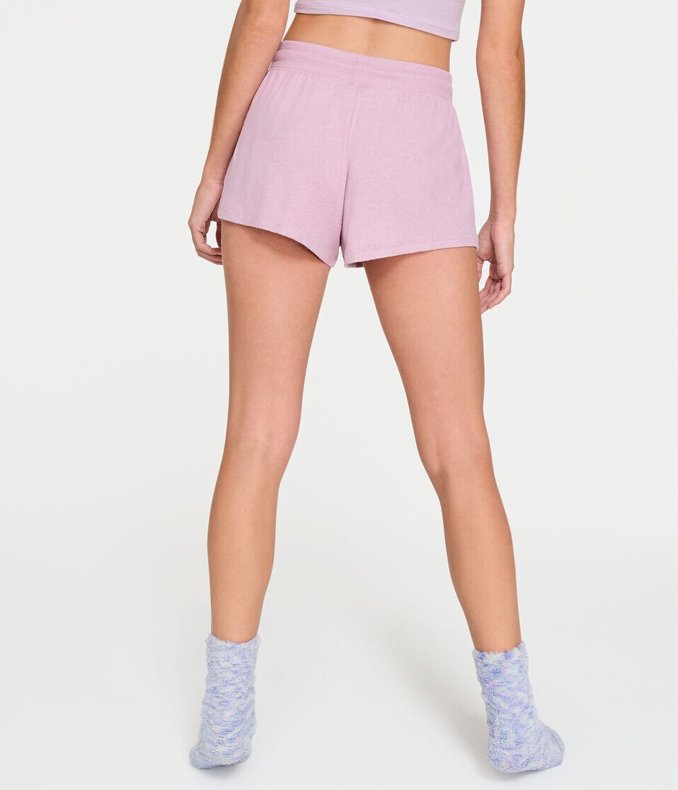 Fuzzy Fleece High-Rise Sleep Shorts