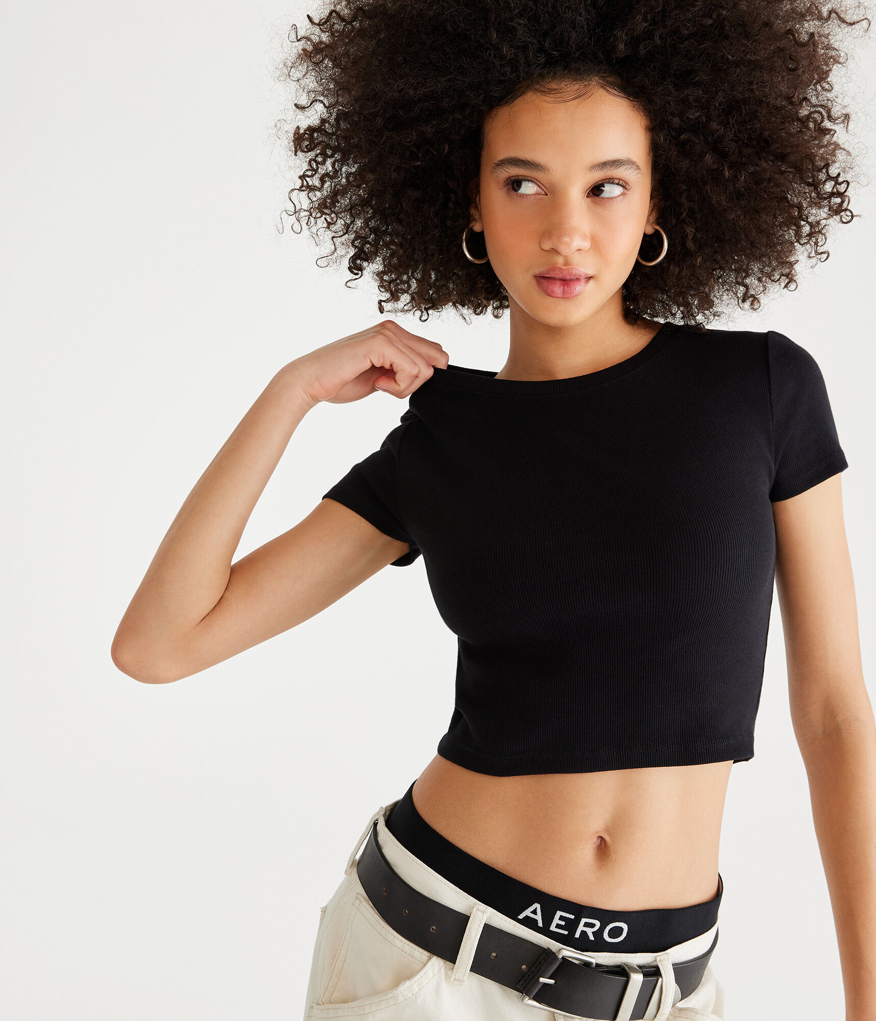 Seriously Soft Cropped Crew Baby Tee