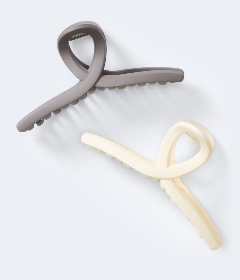 Matte Loop Hair Clip 2-Pack