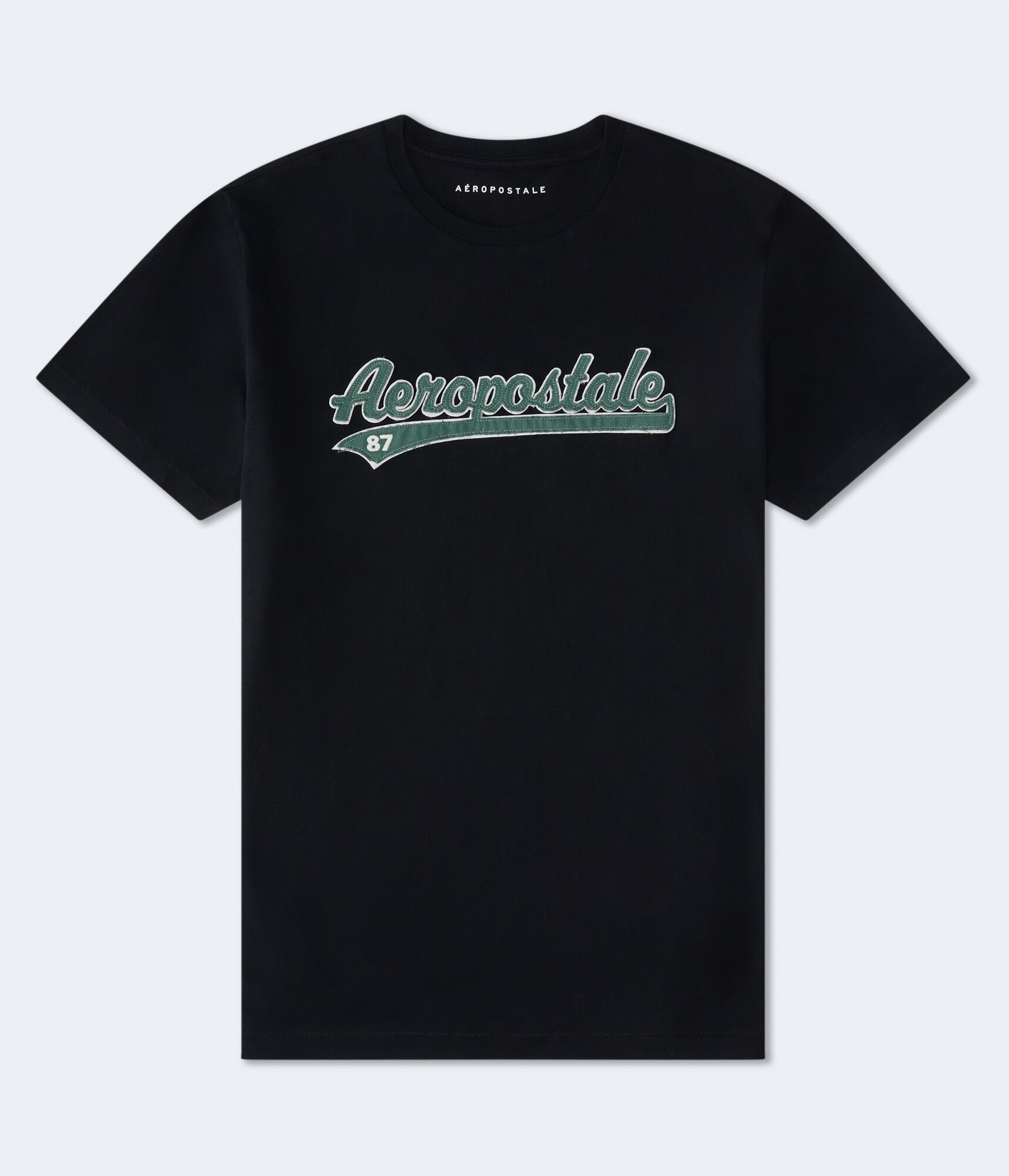 Aeropostale 87 Script Appliqu&eacute; Graphic Tee