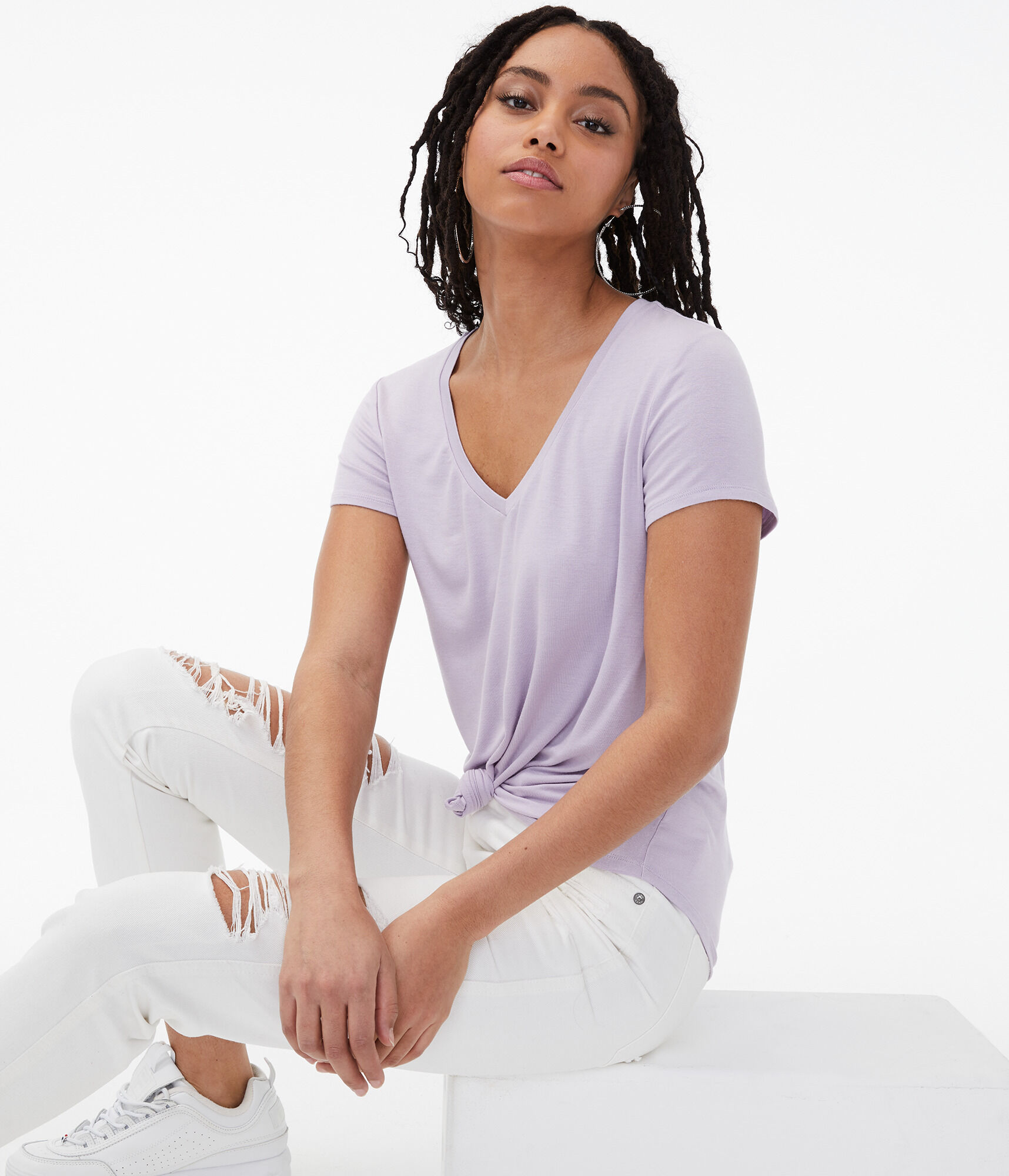 Seriously Soft V-Neck Tee