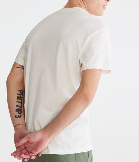 Aero East Coast Globe Appliqué Graphic Tee Aero East Coast Globe Appliqué Graphic Tee