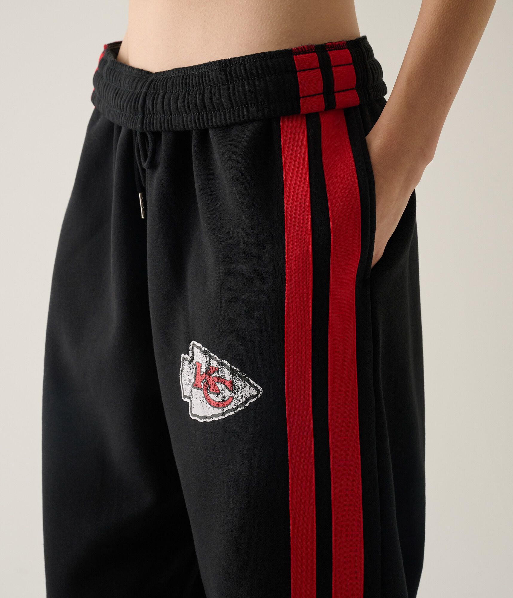 Kansas City Chiefs Baggy Fleece Track Pants