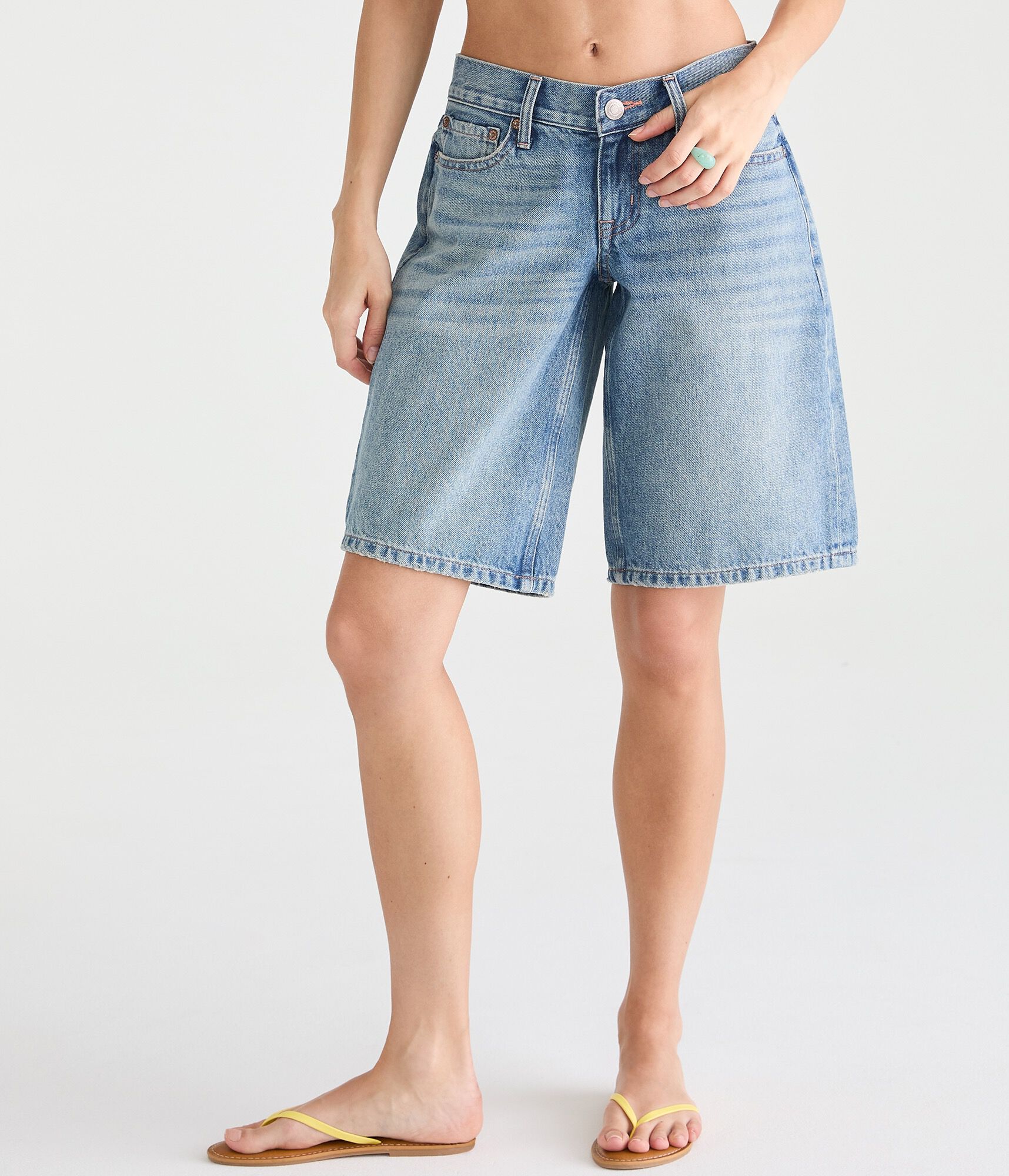 Roxy Super Low-Rise Baggy Denim Jorts