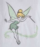Tinkerbell Sketch Oversized Graphic Tee