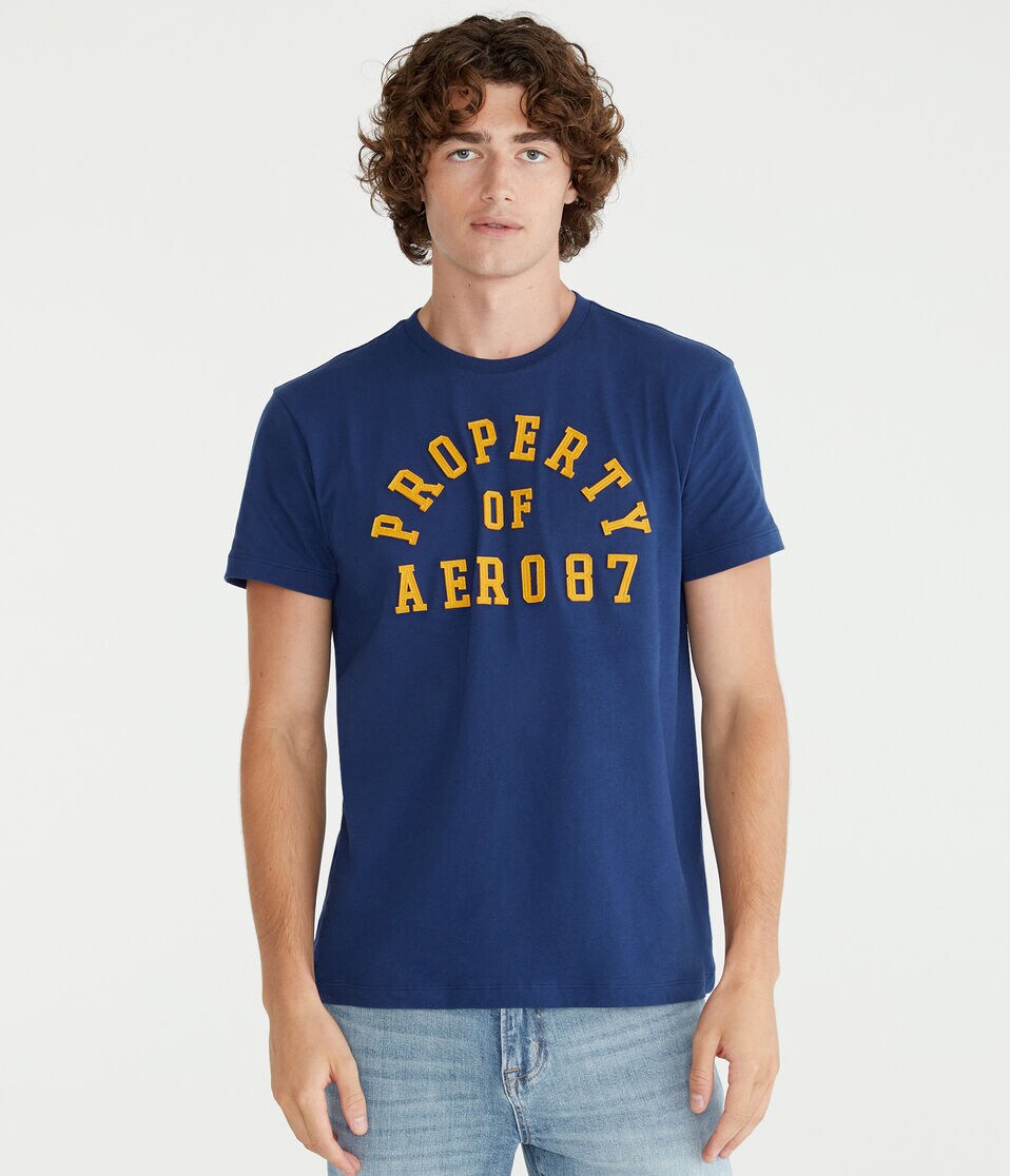 Property Of Aero Appliqué Graphic Tee