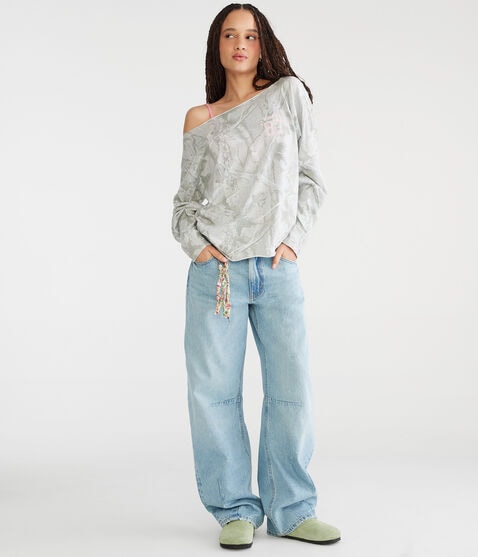 Low-Rise Baggy Barrel Jean Low-Rise Baggy Barrel Jean