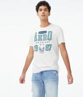 Aero 1987 Bulldog Logo Graphic Tee