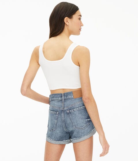 Reversible Seamless Twisted Cropped Tank Reversible Seamless Twisted Cropped Tank