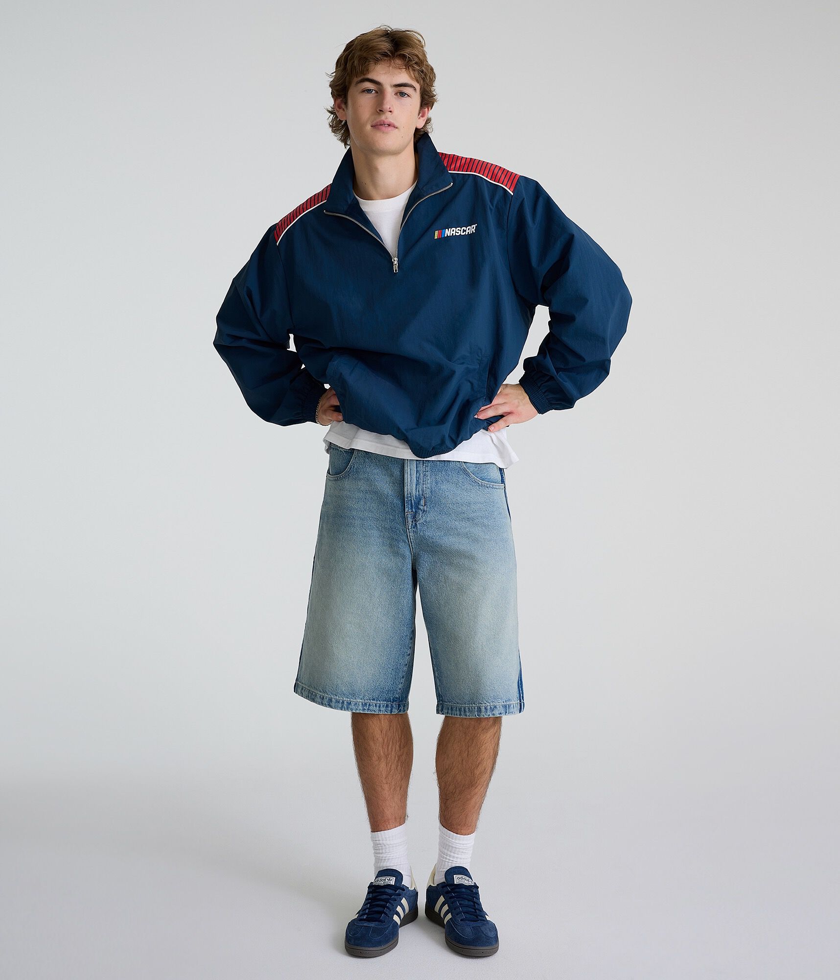 NASCAR Red Bull Trackhouse Quarter-Zip Track Jacket