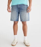 Loose Straight Denim Shorts 9"