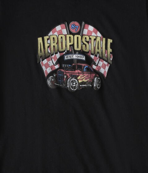 Aeropostale Race Car Graphic Tee