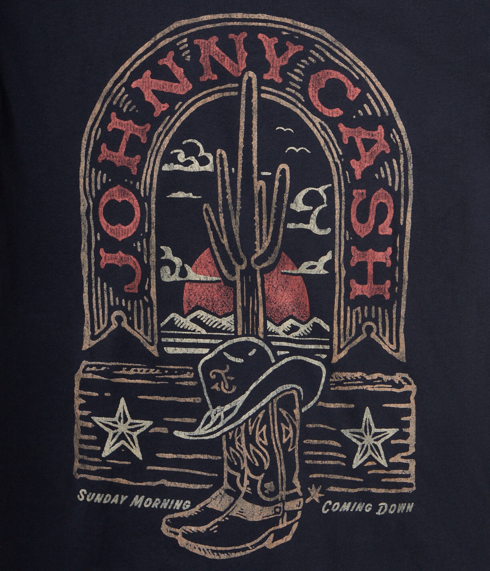 Johnny Cash Boots Graphic Tee