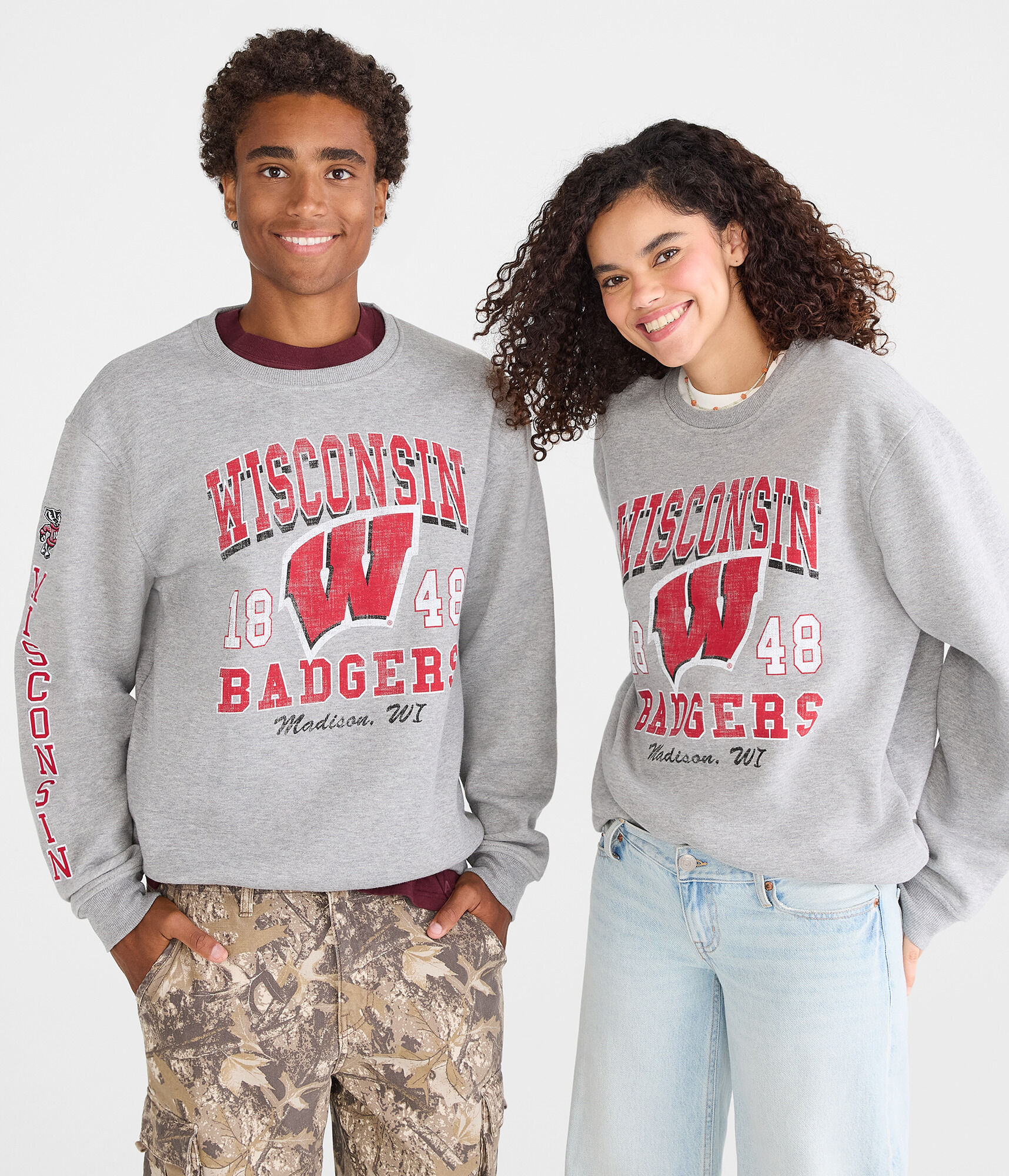Wisconsin Badgers Crew Sweatshirt