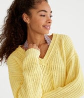 Chenille V-Neck Sweater