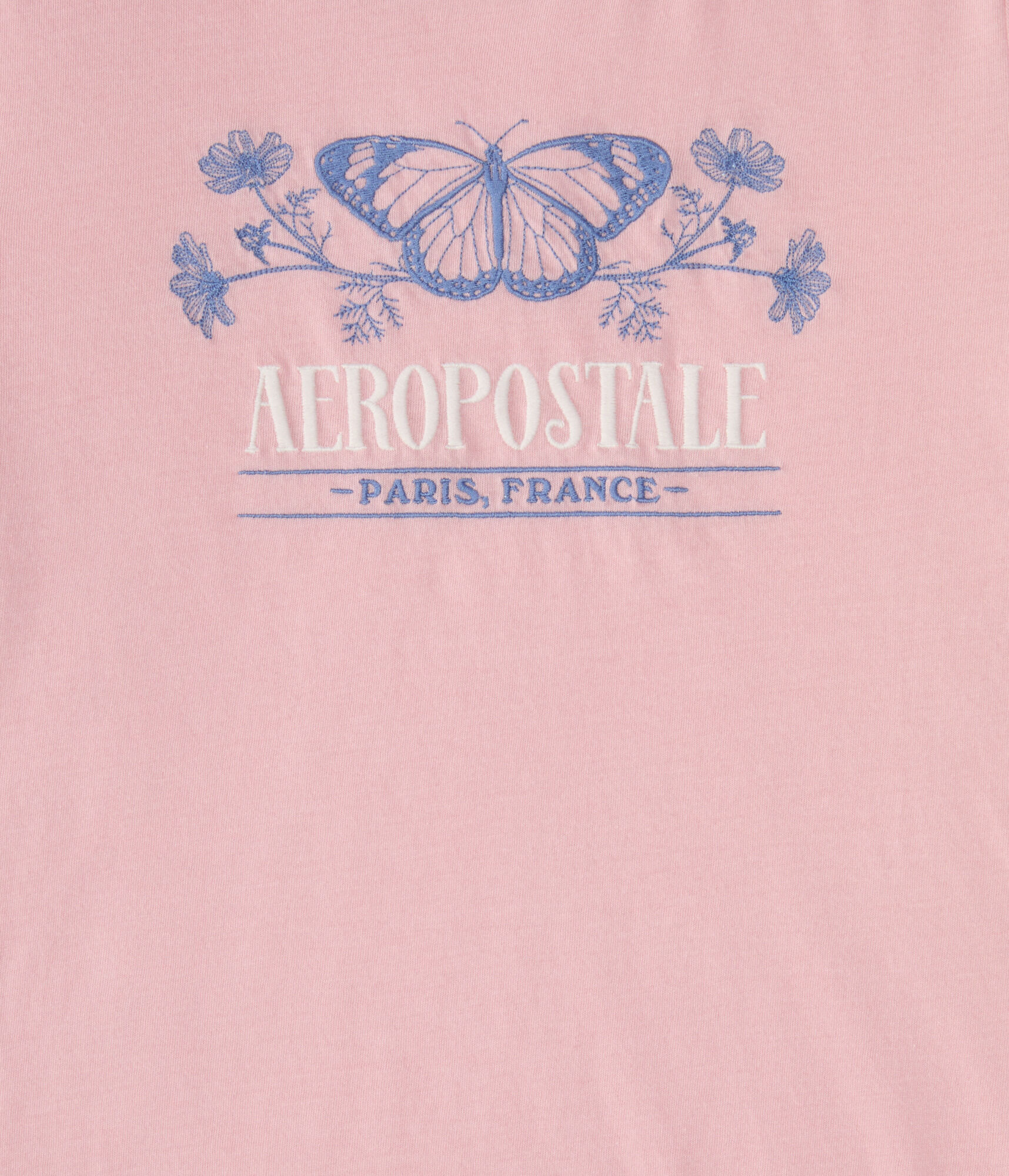 Aeropostale Paris Butterfly Graphic Tee