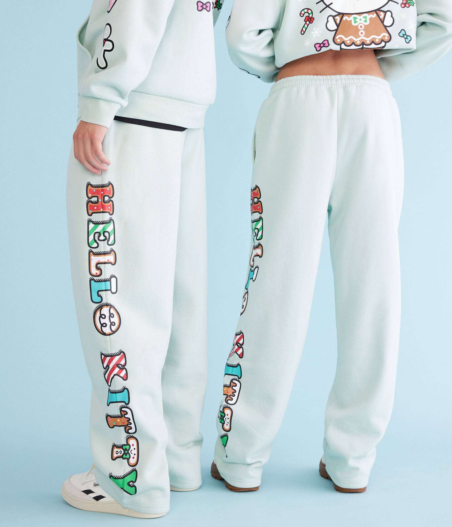 Hello Kitty Gingerbread Straight Leg Sweatpants