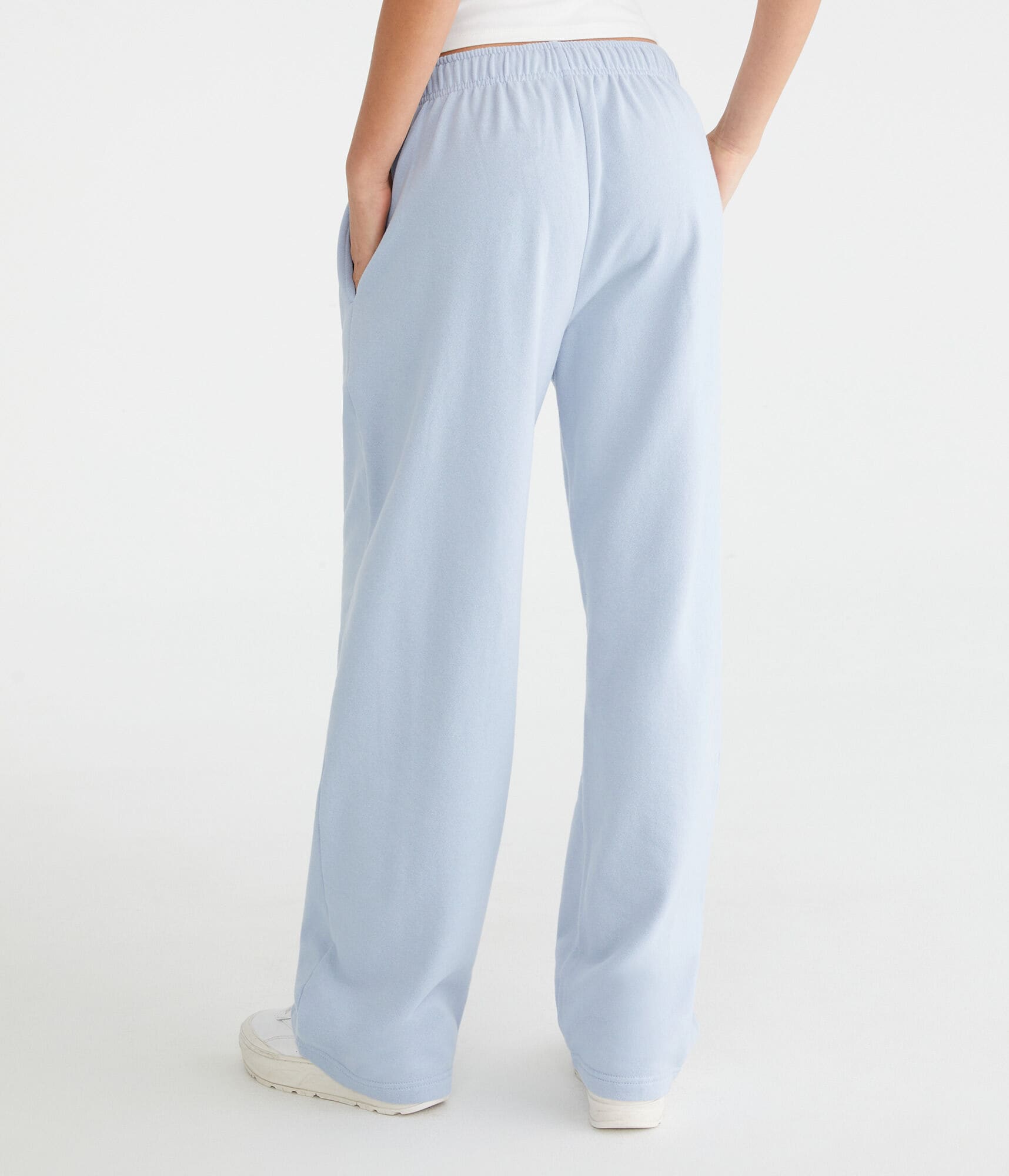 High-Rise Straight Leg Sweatpants