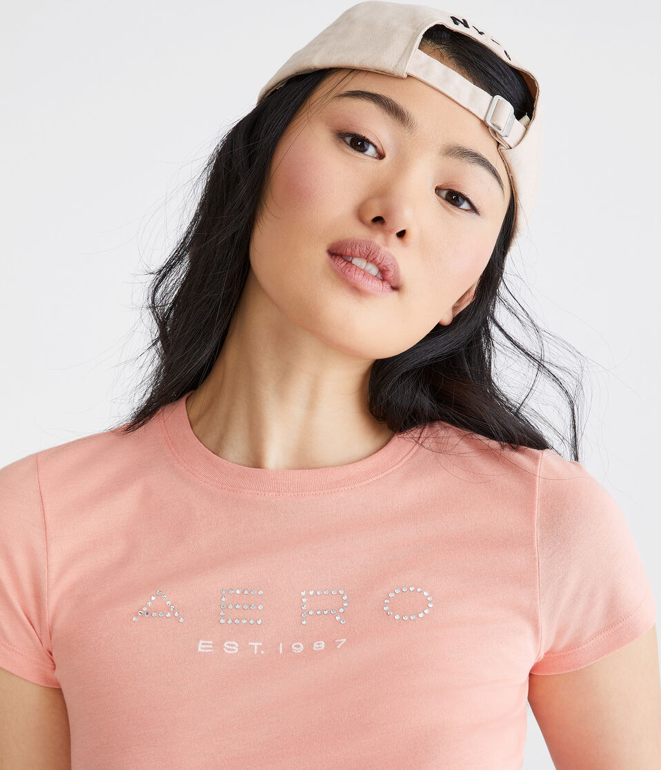 Aero Rhinestone Graphic Tee
