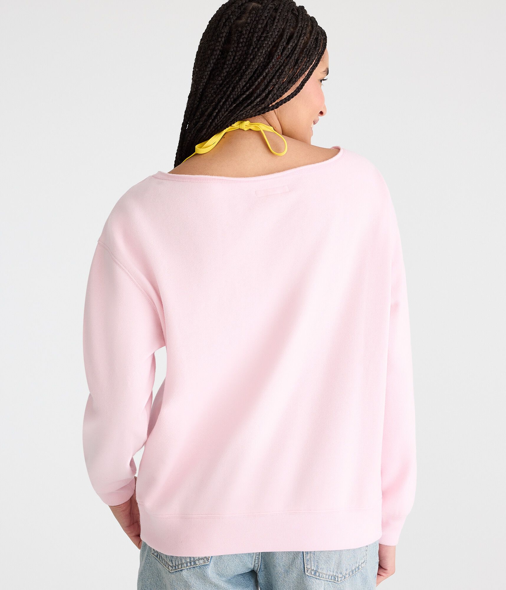 Cloud Soft Oversized Off-The-Shoulder Sweatshirt