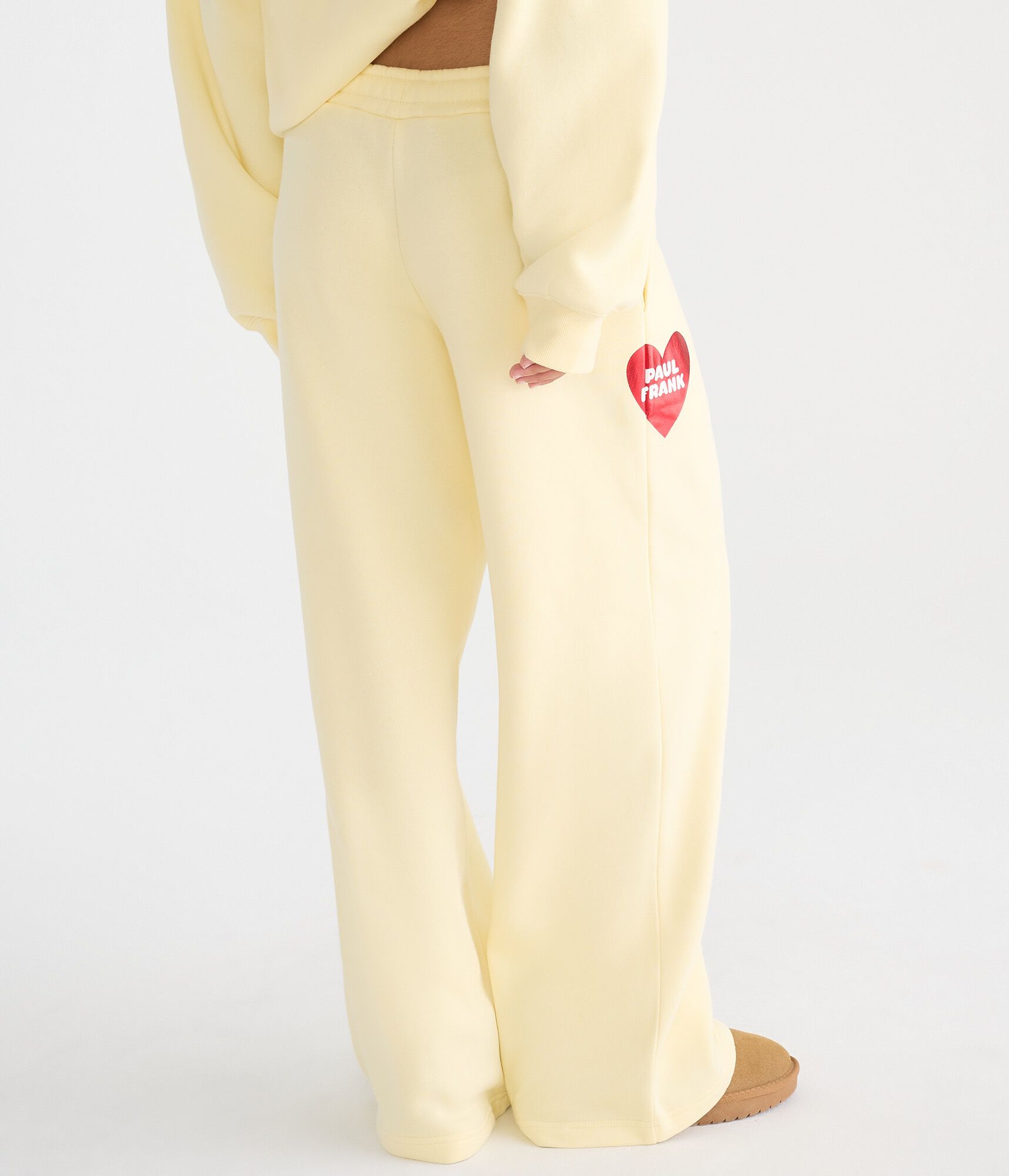 Paul Frank I Heart Julius High-Rise Wide Leg Sweatpants