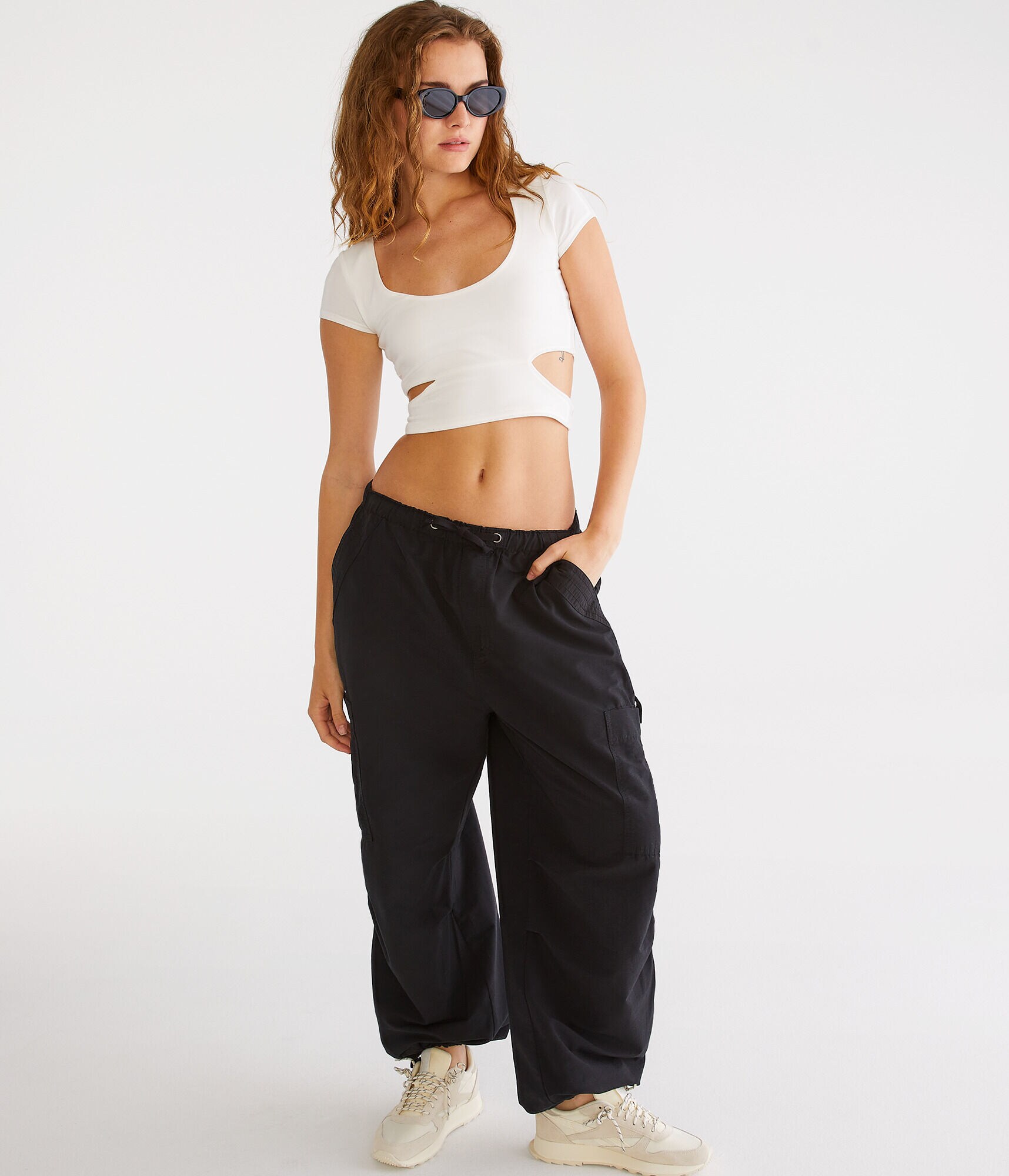 Baggy Cargo Parachute Pants